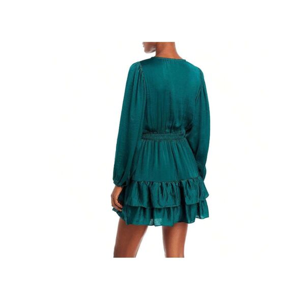 Aqua Womens Tiered Short Mini Dress - Picture 2 of 2